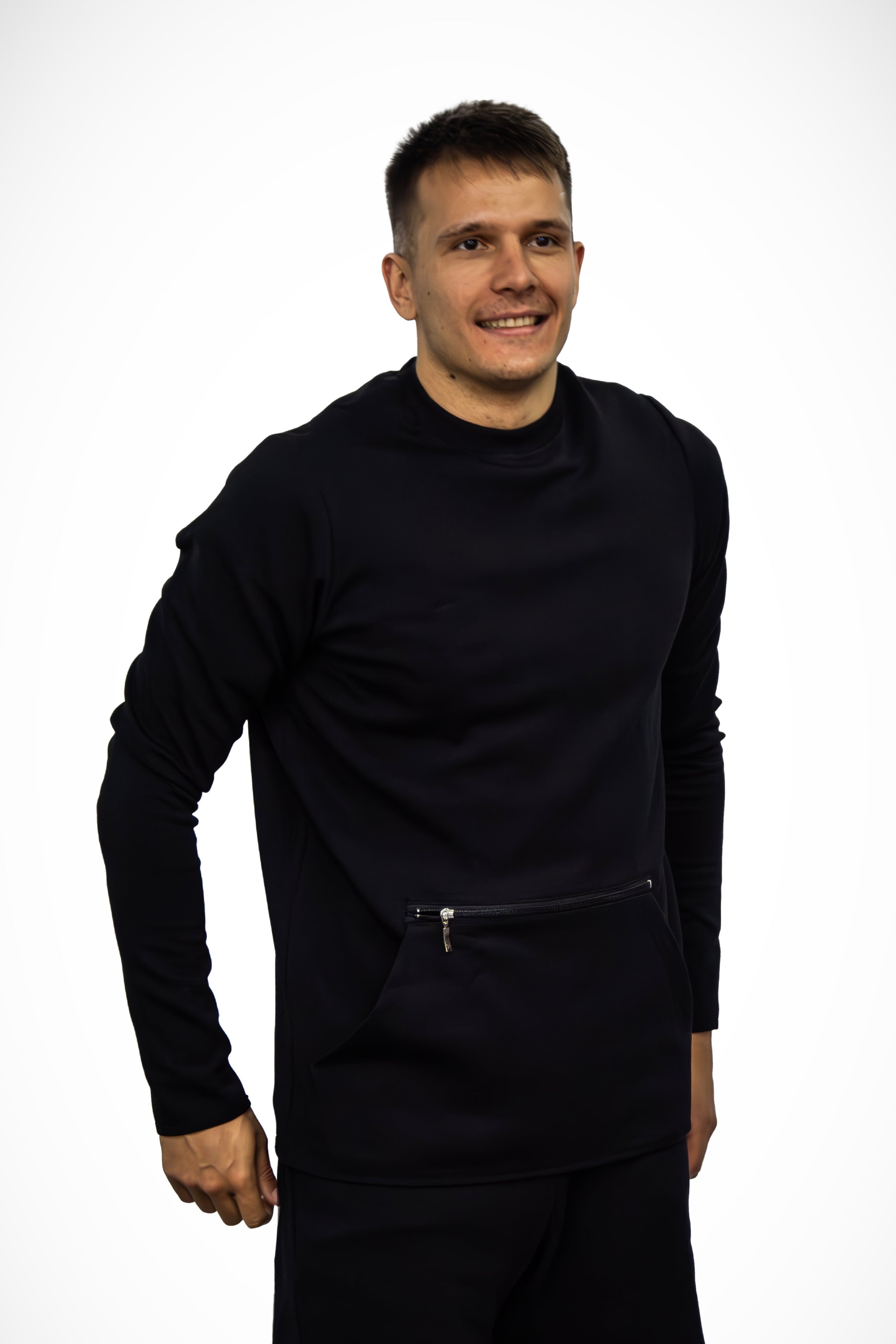 Long Sleeve Crew Travel Top