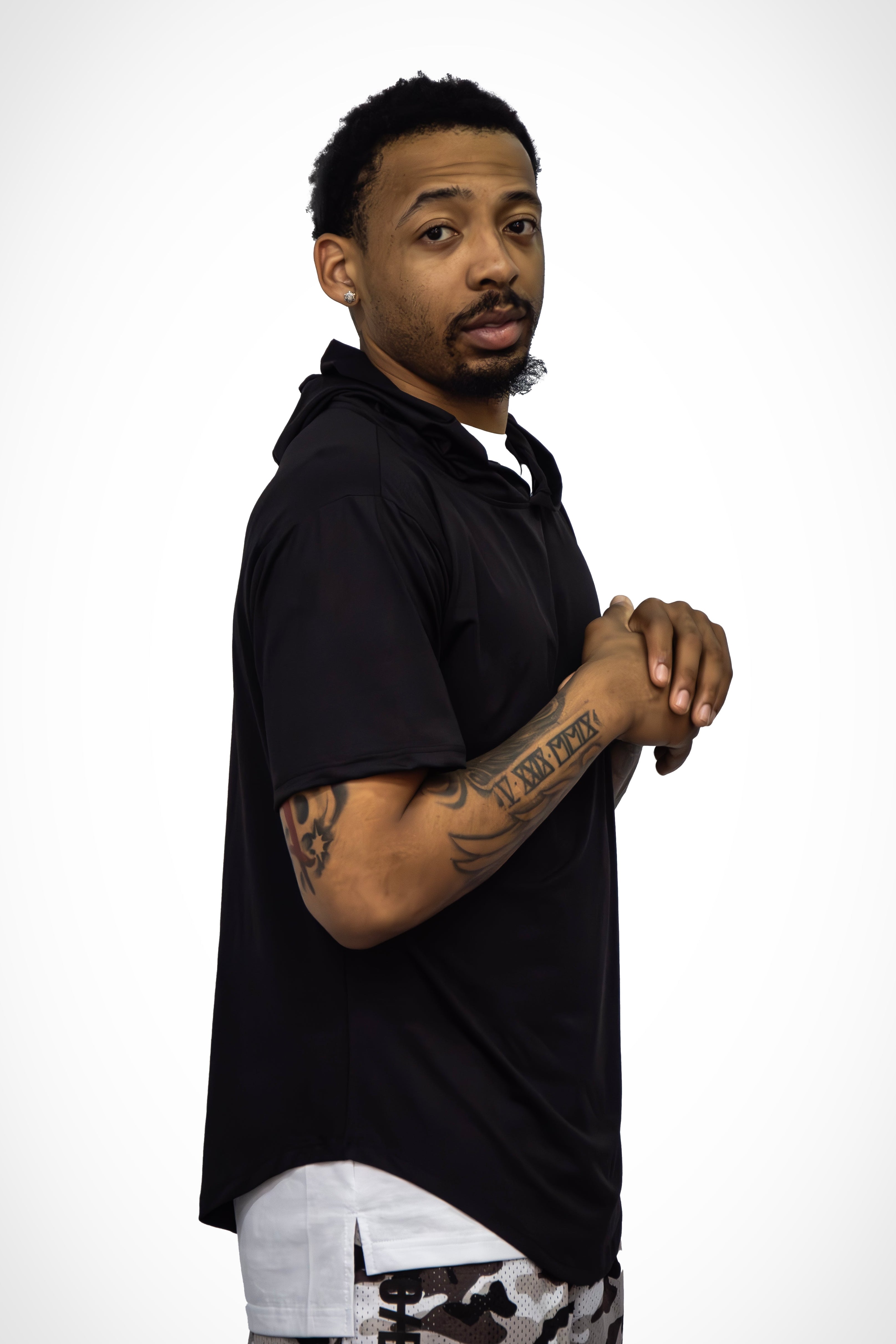 Shoot Around Hooded Short Sleeve
