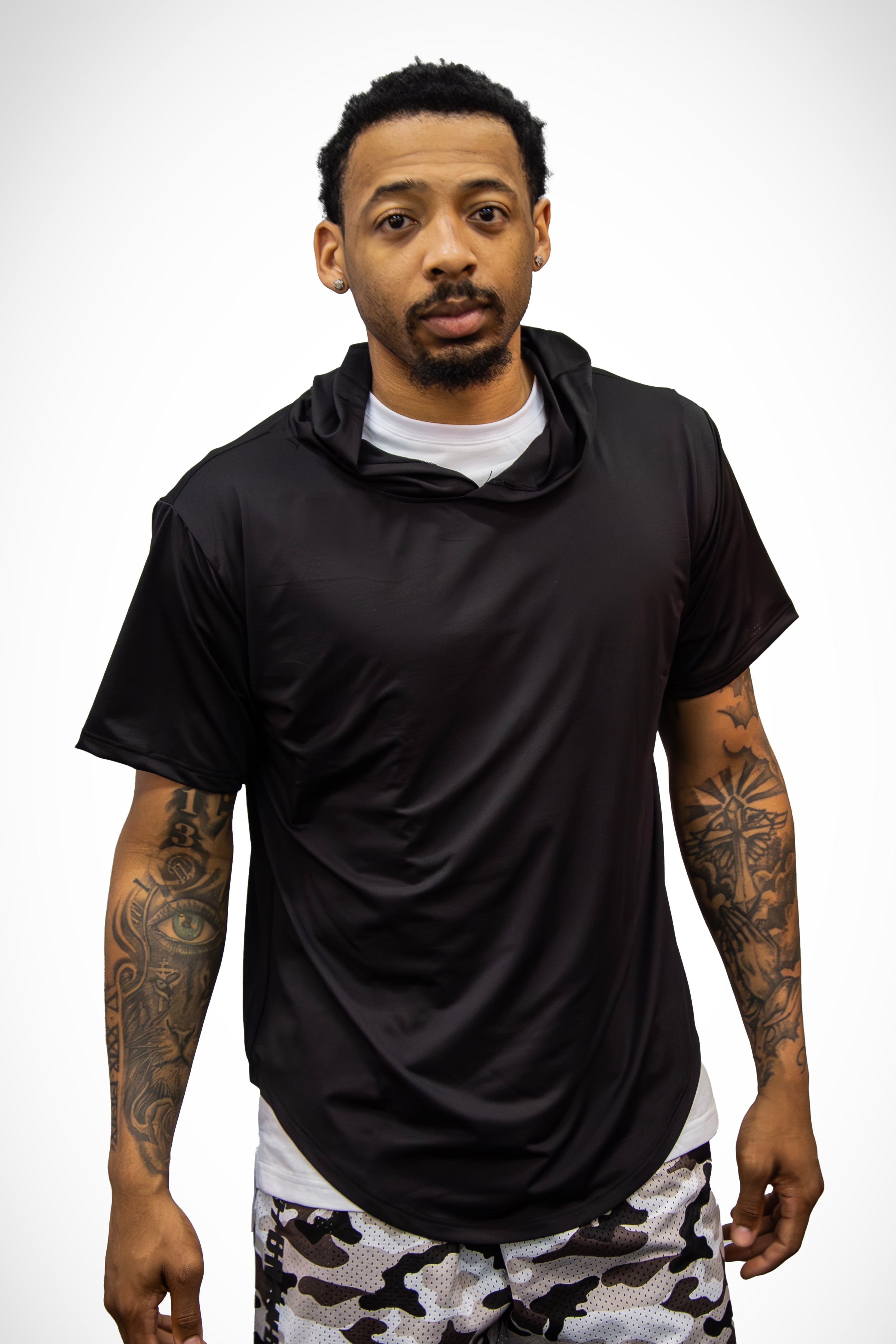 Shoot Around Hooded Short Sleeve
