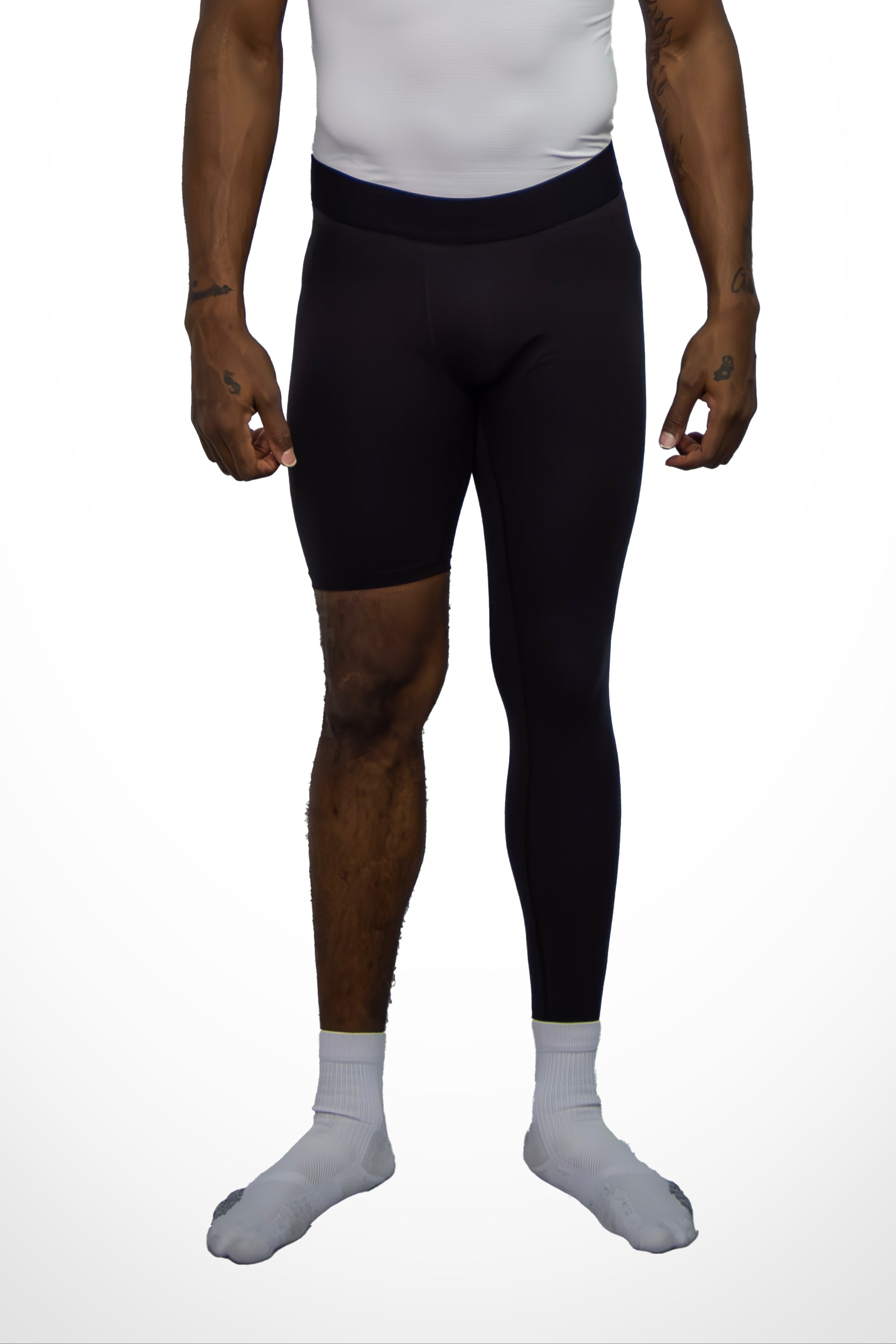 Left Leg full Length Compression Tights