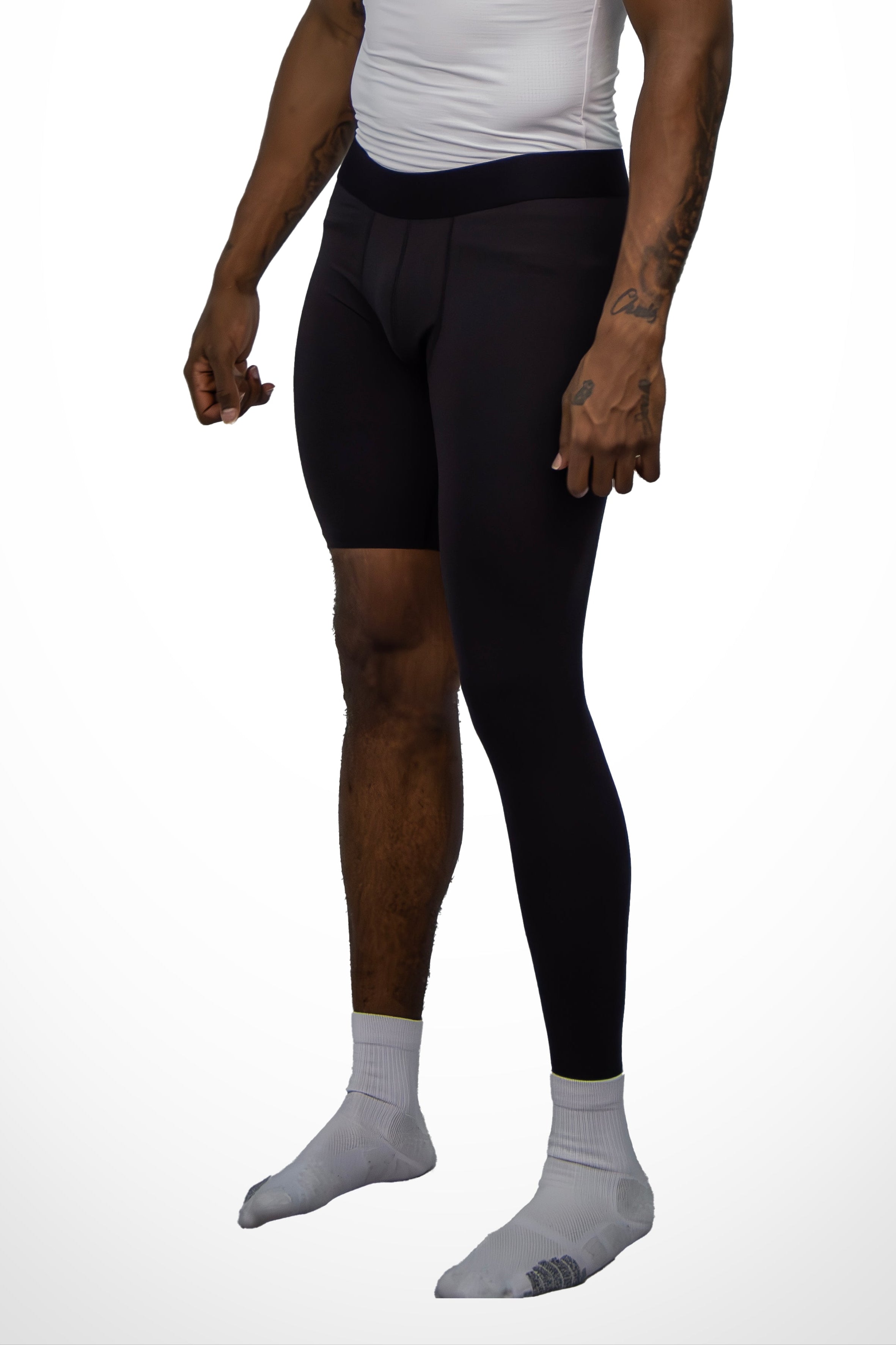 Left Leg full Length Compression Tights