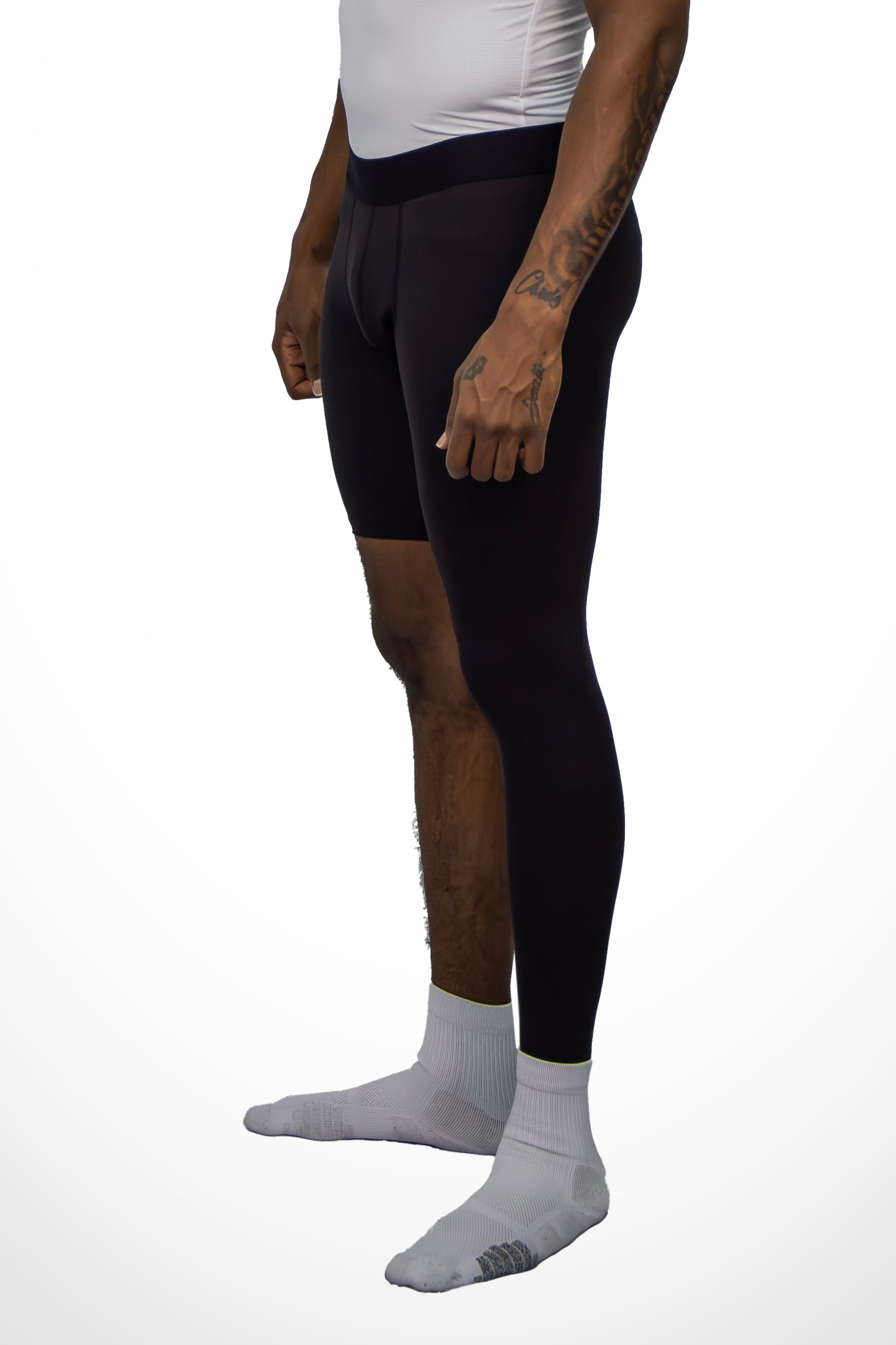 Left Leg full Length Compression Tights