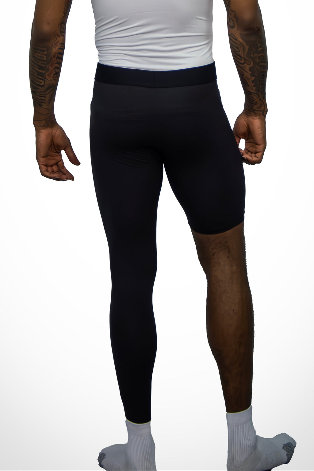 Left Leg full Length Compression Tights