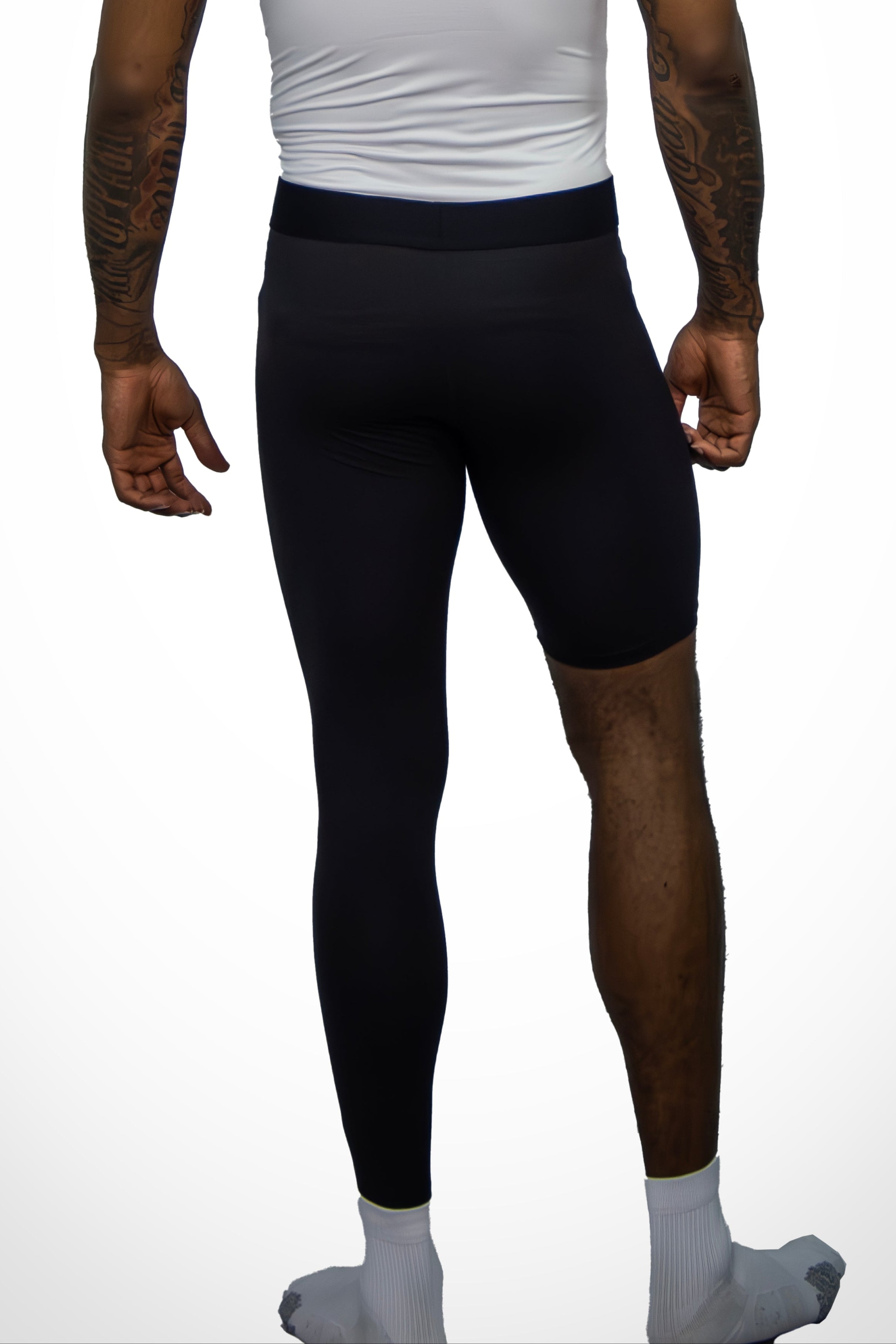 Left Leg full Length Compression Tights