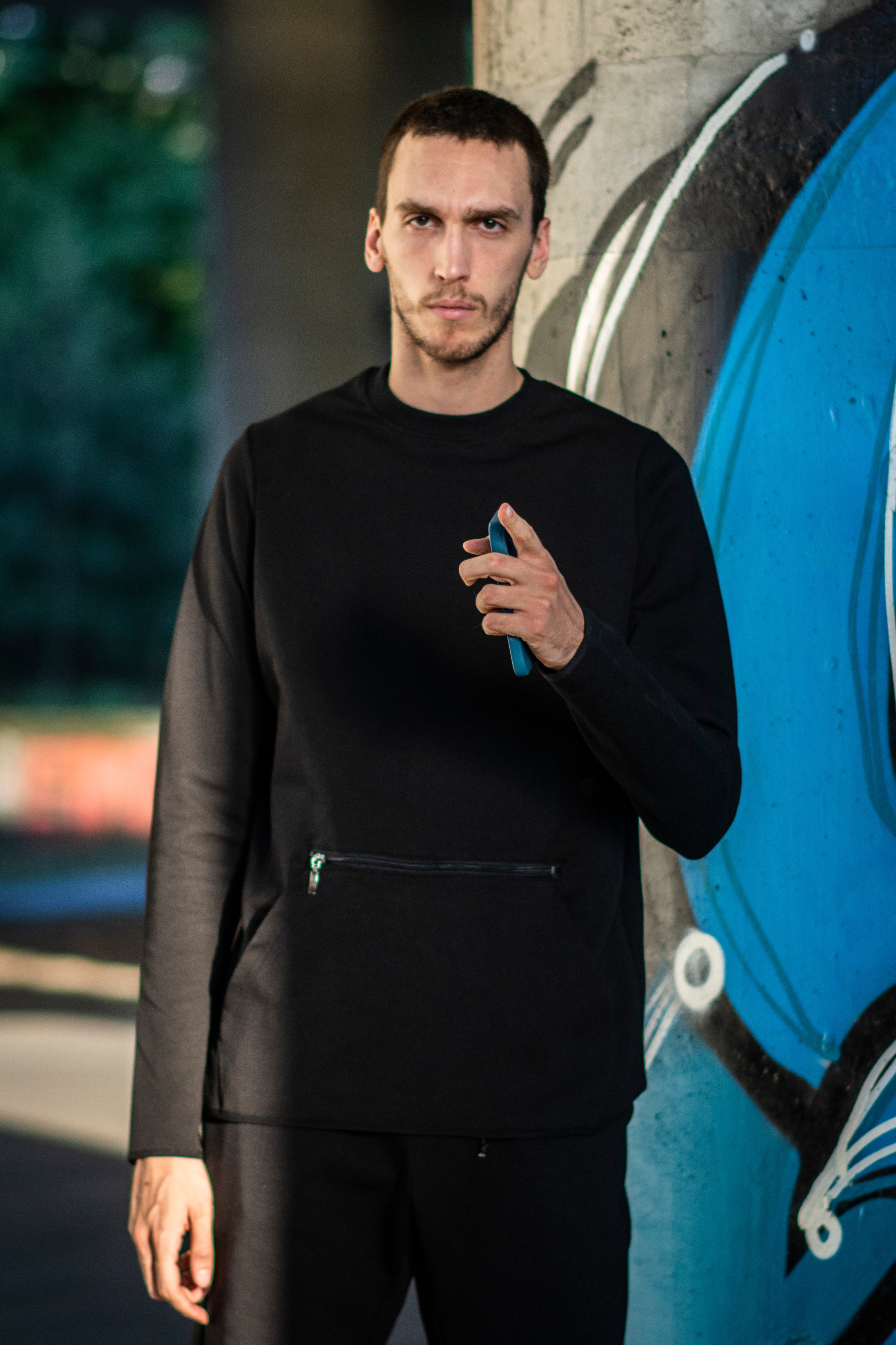 Long Sleeve Crew Travel Top